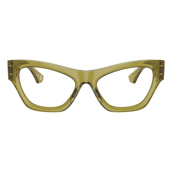New Authentic  BURBERRY TB Collection Green Cat Eye BE2405U 4118 Glasses Women - Picture 2 of 6